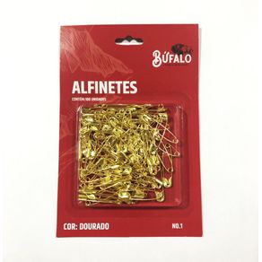 Alfinete de Seguranca N.01 100Und Dourado