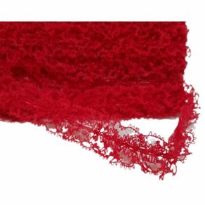 Renda Frufru Vermelho 10Mt Renda Frufru Vermelho 10Mt