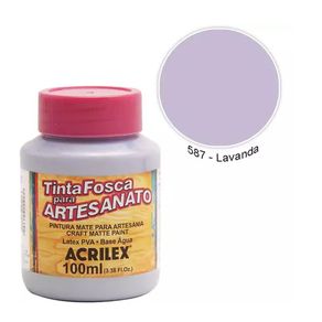 Tinta Fosca P/ Artes 37Ml 587 Lavanda Tinta Fosca P/ Artes 37Ml 587 Lavanda