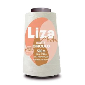 Linha Liza Moda Grossa Cor 8001 Und