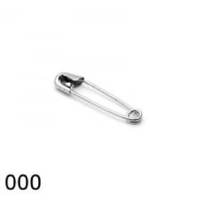 Alfinete Seguranca Tam 000 Prata C/100Und Nybc