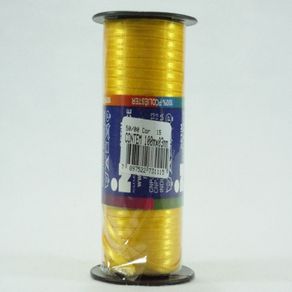 Fita Cetim Najar N.1 Poliester 15 Ouro 100Mt