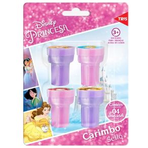 Carimbo Autotintado Princesas C/4Und Bl