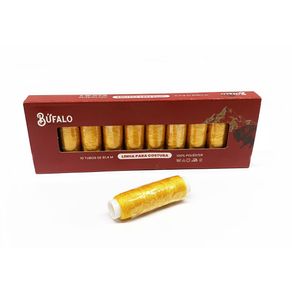 Linha P/Costura 100Jds 140 Amarelo Ouro C/10Und