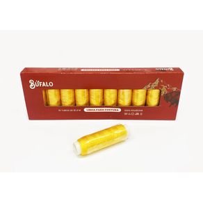 Linha P/Costura 100Jds 385 Amarelo Canario C/10Und