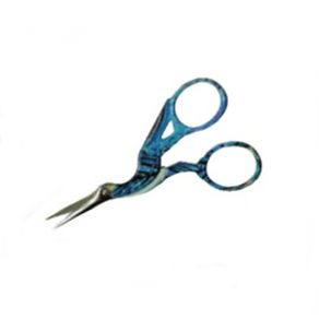 Tesoura Passaro Azul Desenhada (24155)