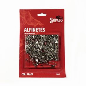 Alfinete de Seguranca N.01 100Und Prata