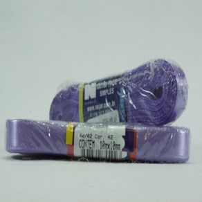 Fita Cetim Najar N.2 Poliester 42 Alfazema 10Mt