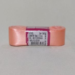 Fita Cetim Progresso N.5 1393 Coral 10Mt Fita Cetim Progresso N.5 1393 Coral 10Mt