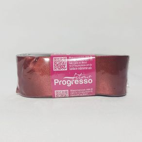 Fita Cetim Progresso N.9 1383 Terra 10Mt