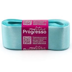 Fita Cetim Progresso N.9 247 Azul Tiffany 10Mt