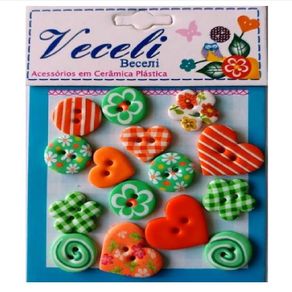 Kits C/Botoes Kt170114 Kit Verde e Laranja Kits C/Botoes Kt170114 Kit Verde e Laranja