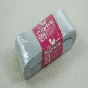 Fita Cetim Progresso N.9 084 Prata 10Mt