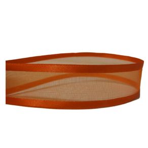 Fita Zc Voal C/Cetim N.003 066 Laranja 10Mt
