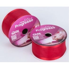 Fita Zc Voal C/Cetim N.005 209  Vermelho 10Mt