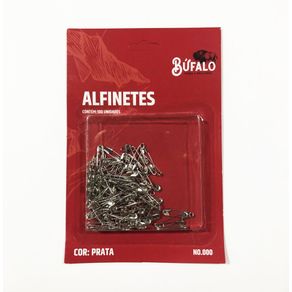 Alfinete de Seguranca N.000 100Und Prata