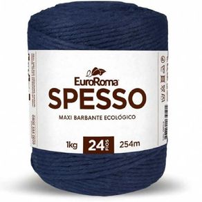 Euroroma Spesso 4/24 1 Kg 904 Azul Marinho 254Mt Und