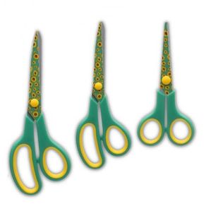 Kit Tesoura Tam Vr 3Und Girassol Kit Tesoura Tam Vr 3Und Girassol