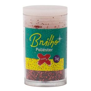 Glitter Pot 3Gr Und -Vermelho