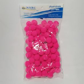 Pompom-S 20Mm 03 Rosa Pink Flore C/100Und Pompom-S 20Mm 03 Rosa Pink Flore C/100Und