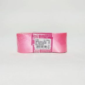 Fita Cetim Progresso N.9 1388 Rosa Camelia 10Mt