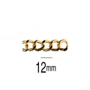Corrente Nybc 8X12mm (2.0) Ouro Mt