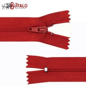 Fechos Ecler Nylon 15Cm 820 Vermelho C/1