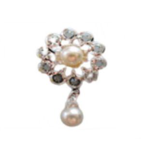 Broche Perola/Strass 153687 Niq Und