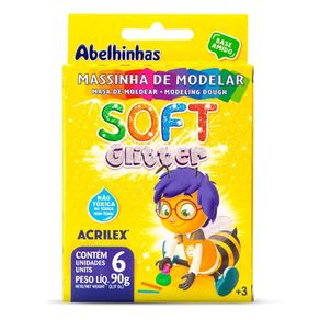 Massa Soft Glitter 90G Bl (Ec)