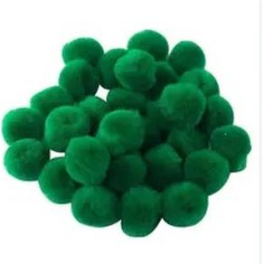 Pom Pom 20Mm C/100Und Verde Bandeira