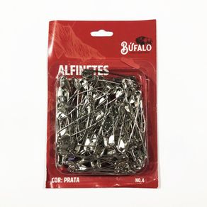 Alfinete de Seguranca N.04 100Und Prata