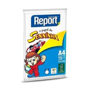 Papel Report Senninha Bco C/100Fls
