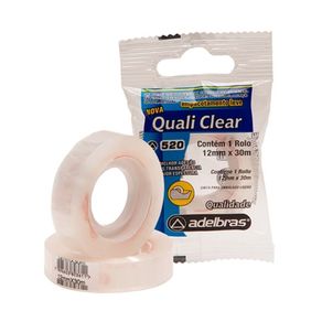 Fita Qualitape Transp 12Mmx30m Flow Pack Und Bl