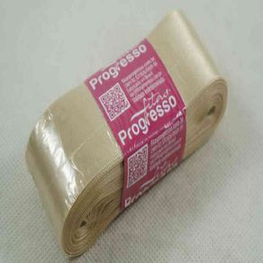 Fita Cetim Progresso N.9 236 Bege 10Mt