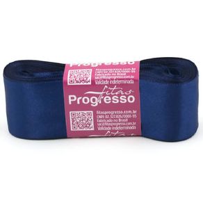 Fita Cetim Progresso N.9 215 Azul Marinho 10Mt
