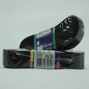 Fita Cetim Najar N.3 Poliester 19 Preto 10Mt