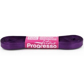 Fita Cetim Progresso N.1 675 Violeta 10Mt