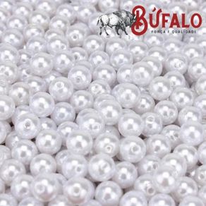 Perola N.6 C Furo Branca 100G