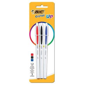 Caneta Esf Cristal Up Classic Sort 3Und Bl (930005)