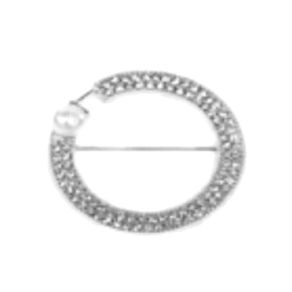 Broche Perola/Strass 153685 Niq Und