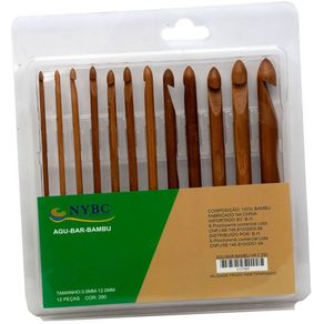 Kit Agulha Bar-Bambu 12Pcs Nybc