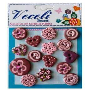 Kits C/Botoes Kt010114 Kit Rose