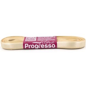 Fita Cetim Progresso N.1 236 Bege 10Mt