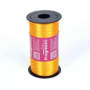 Fita Cetim Progresso N.1 038 Amarelo Ouro 100Mt