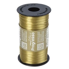 Fita Cetim Progresso N.1 1353 Dourado 100Mt Fita Cetim Progresso N.1 1353 Dourado 100Mt