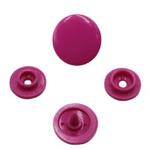 Botao Pressao Ritas 12 Rosa Choque C/50Pc