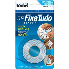 Fita Espuma Dupla Face 12Mmx1,5M Und