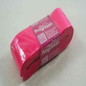 Fita Cetim Progresso N.9 279 Rosa Citrico 10Mt