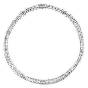 Arame Trancado 0.80Mm Prata C/5Mt C/2Und