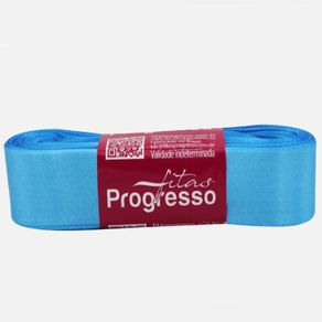 Fita Cetim Progresso N.5 1390 Azul Medio 10Mt